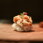 かわ村 - 2020年1月再訪：ドウマン蟹の握りゾット☆