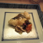 すし処 みや古分店 - オコゼの時雨煮・・・ポン酢で