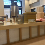 そばの神田 東一屋 - コンディメンツ。