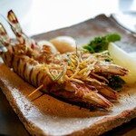 蔵 鉄板焼＆寿司 - ☆活け車海老と北海道産帆立貝柱