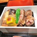 加賀屋別邸 松乃碧 - 棚板焼き：能登牛 味噌漬け