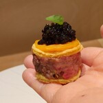 銀座 大石 - 牛のタルタル