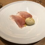 RISTORANTE SPELLO - イタリア産生ハムとポンカン〜塩のジェラート