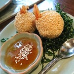 Baan Khanitha & Gallery - コース料理③（海老の料理）