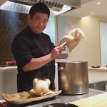 銀座 大石 - 大石さんに。。。