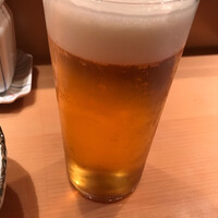寿司割烹やまちょう - 乾杯のビール