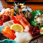 長浜荘 魚道場 - 刺身定食(特上)