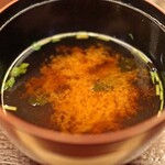 京都祇園 天ぷら八坂圓堂 - 味噌汁