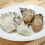 Hathor - 低温調理と燻製の牡蠣盛り合わせ