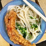 讃岐うどん がもう - 下足天とうどん中　350円