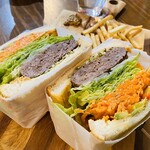 軽井沢ベジビエ - ジビエバーグサンド