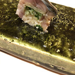 三宿の鮨 えん 別邸 - しめ鯖棒寿司