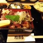 板前バル - 「ステーキ重定食（￥1,000税込）」