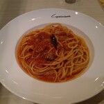 カプリチョーザピッツァ＆ビュッフェ - トマトとニンニクのスパゲティ