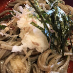 そば処 田中屋 - 最初は辛味大根と海苔で