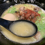 炭焼白湯ラーメン のぶなが - 