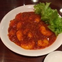 萬珍樓 本店 - 海老チリ