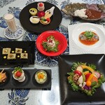 杉幸園 - 二月のおまかせコース。デザート付き 3500円税込です