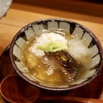 鮨 かんび - 白甘鯛と白子の蒸し物