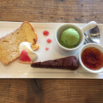 cafe nicori - デザートプレート ＋300円