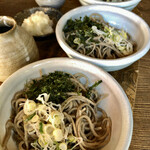 蕎麦 玄家  - これ全部が一人分の大盛りです