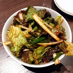 炭火焼肉ふじた - ネギサラダ（ハーフ）