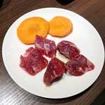 炭火焼肉ふじた - ロース1030円。