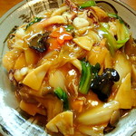 菜根譚 北海道中華 - 海鮮あんかけ焼きそば（980円）