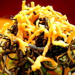 菜根譚 北海道中華 - パリパリ昆布と干し貝柱のフライをトッピング