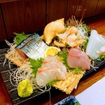 まいもんや かっぱ - 2020年1月　刺身の盛り合わせ