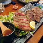 まいもんや かっぱ - 2020年1月　また食べちゃったサーロインステーキ