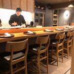 肉うち山 - カウンター