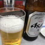 中華そば かま源 - かま源さんで瓶ビール