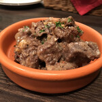 洋食&樽生ワイン しもじま亭 - 牛すじゴルゴン