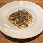 スガハラ - キタッラ 静岡産マッシュルームのソース