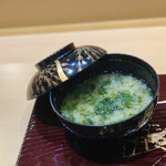Kanazawa Tamazushi - あおさのりの味噌汁