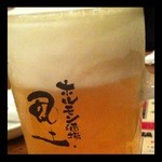 大衆炭火焼肉ジンギスカン ホルモン酒場 風土. - グラスがキンキンに凍っててとってもおいしいです☆