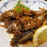 串のこたに - シシャモの時雨煮３９９円