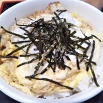 いろり庵きらく - ミニかつ丼(2020年2月2日撮影)