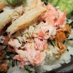 若紫 - カニ丼 単品　アップ