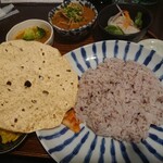 月と亀 - ・筑前インド定食 1150円
