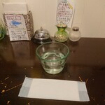 月と亀 - ・紙オシボリ