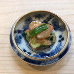 松寿司 - コリコリの赤貝の紐のぬた和え