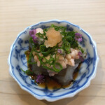 松寿司 - 馬面皮剥と肝ポン酢
