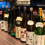Tsukiji Sushi Omakase - 純米酒を中心に隠し酒多数