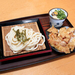 ふる里うどん  - 親鳥天ざる