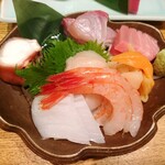 里芋 - 刺身盛り合わせ