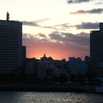 広典 - 大桟橋からの夕日　クイーンの塔