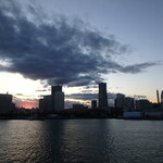 広典 - 大桟橋からの夕日(時間があったので関内で降りて寄り道)