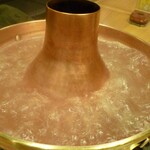 スギモト - 肉投入後の灰汁のない鍋!!